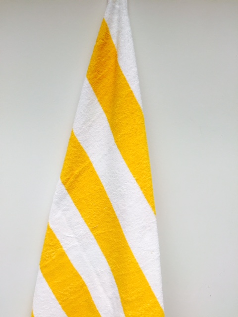 Heavier Weight Cabana Stripe Beach Towel - Size 30x70 3 Colors to Choice