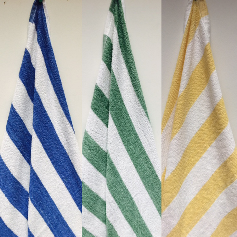 The Buckley Towel Wrap Duo in Cabana Stripe main image 1