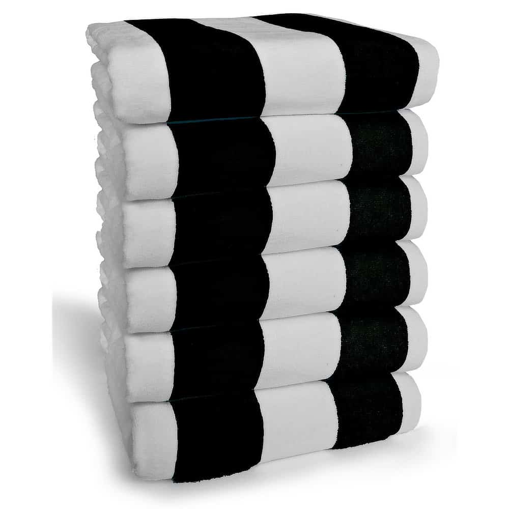 Black/White Cabana Stripe