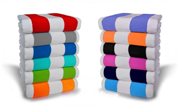 Premium Terry Velour Cabana Stripe - All Colors